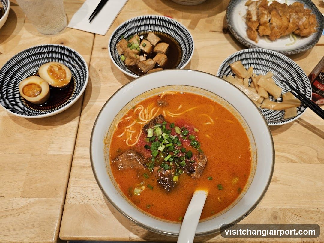 Ramen Meal with Side Dishes