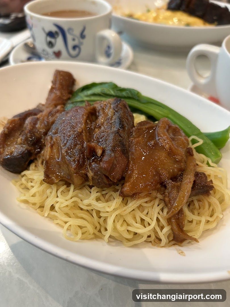 Braised Pork Noodles with Tea