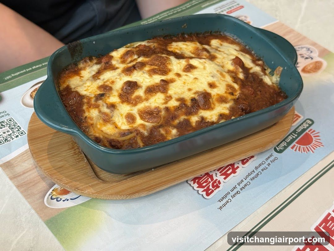 Baked Pasta Dish in Serving Tray