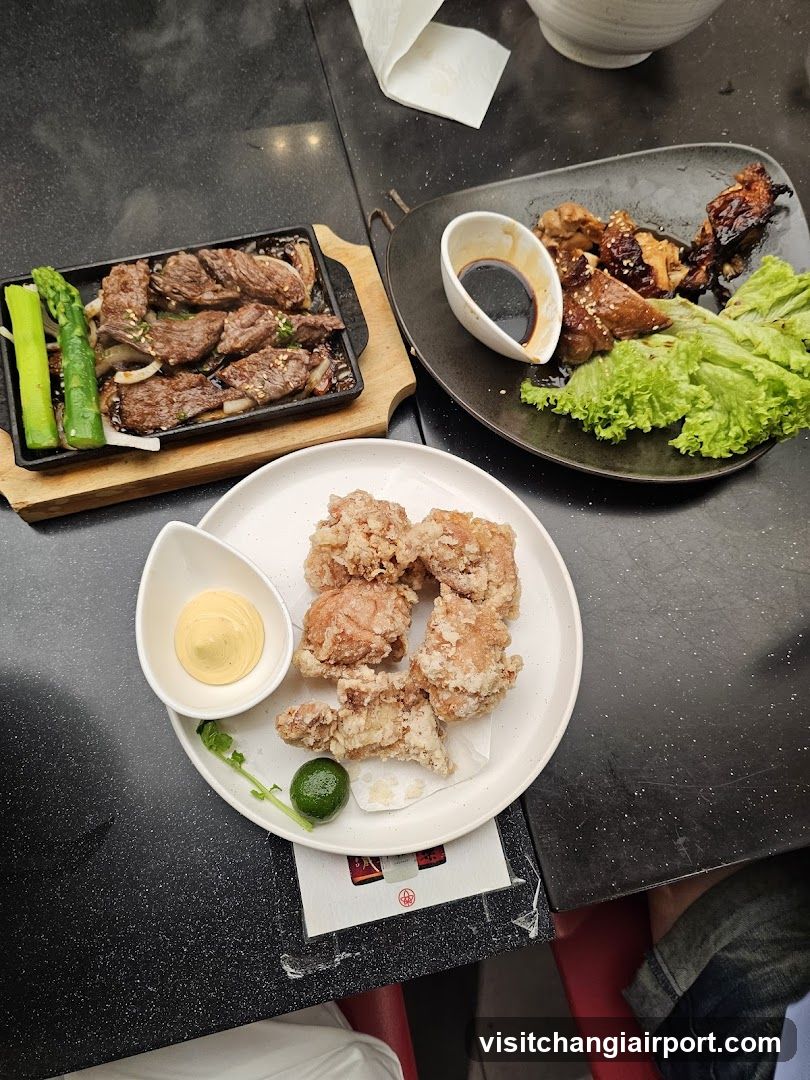 Food Spread on Table