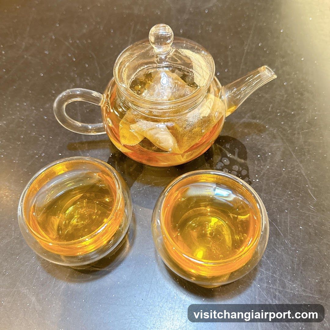 Glass Tea Set with Infused Tea
