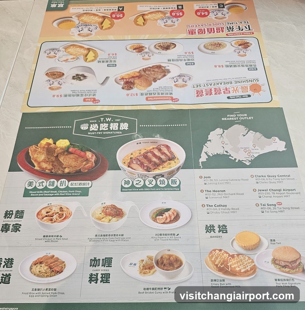 Sunshine Breakfast Set Menu