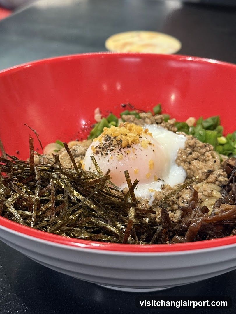 Bowl with Egg and Toppings
