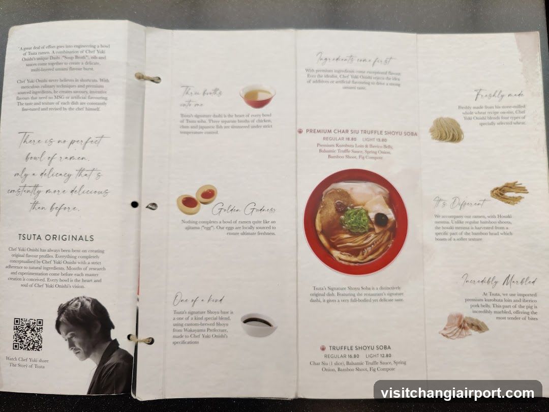 Tuta Originals Menu Flyer