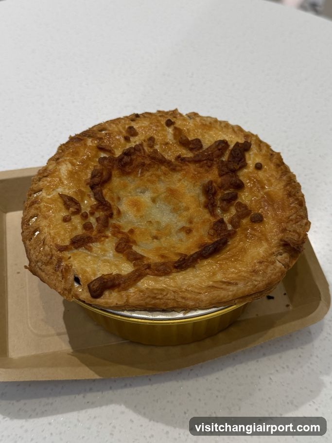 Baked Pie in Gold Tin