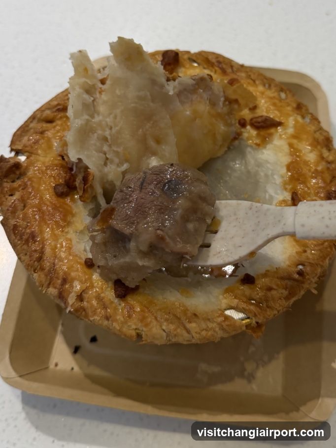 Pork Pie with Meat and Crust