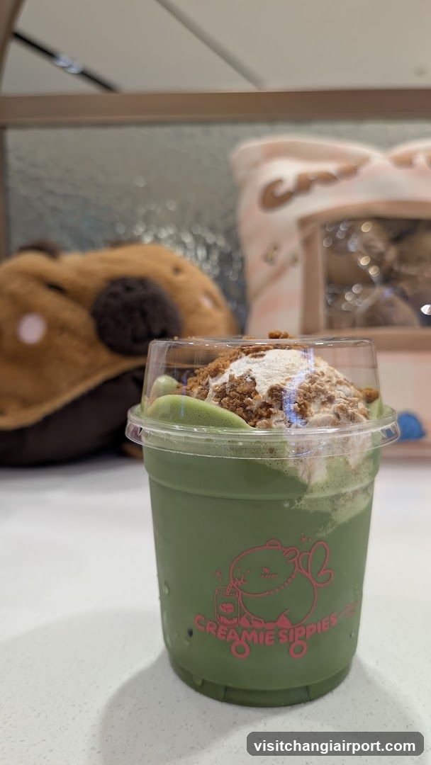 Matcha Drink with Toppings