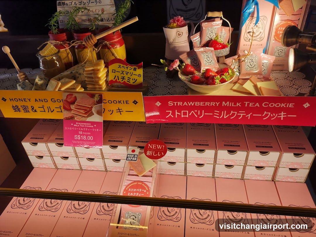 Strawberry Milk Tea Cookie Display