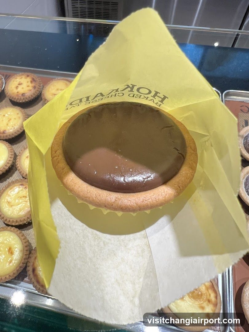 Chocolate Tart in Display Case