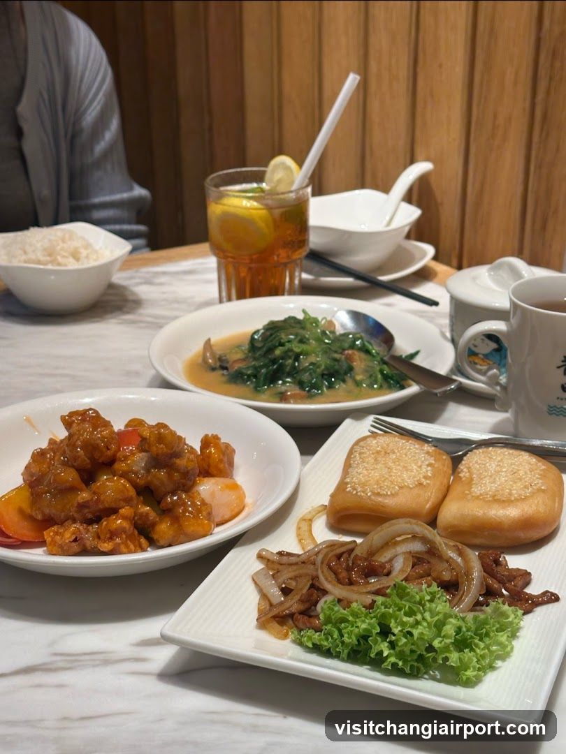 Dining Table with Chinese Dishes
