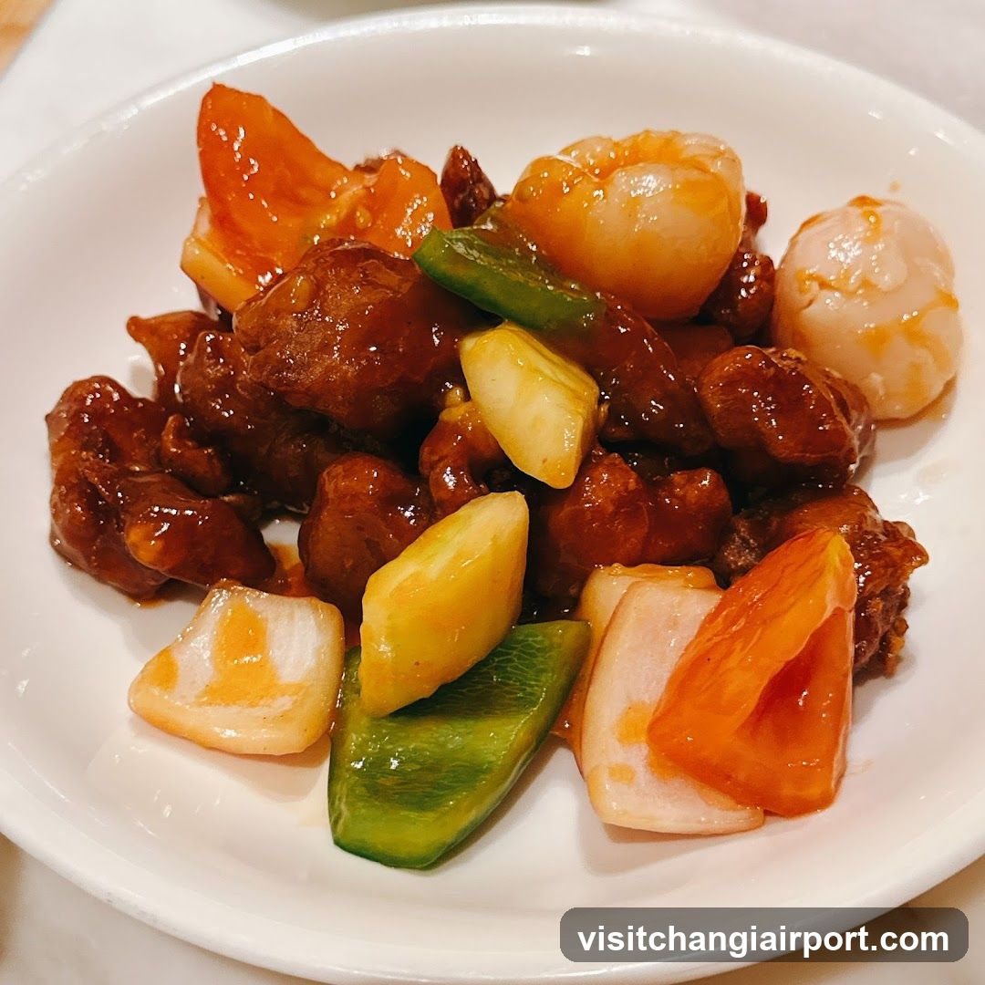 Cantonese-style Sweet and Sour Chicken with Vegetables