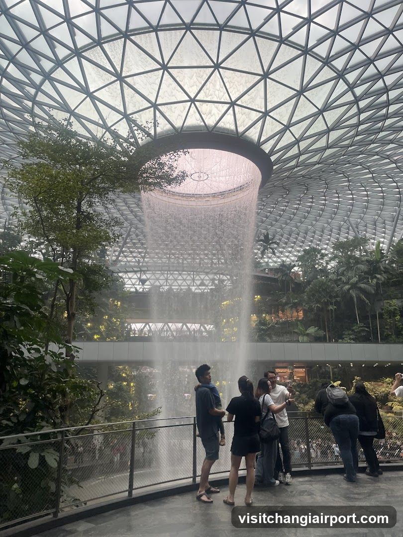 Rain Vortex at Jewel Changi