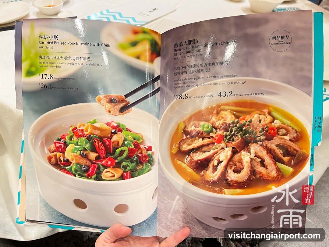 Dining Menu Spread