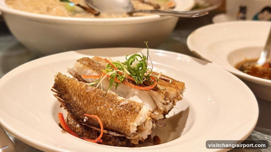Steamed Fish with Garnish