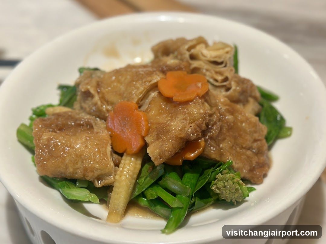 Stir-fried Tofu with Greens and Carrots