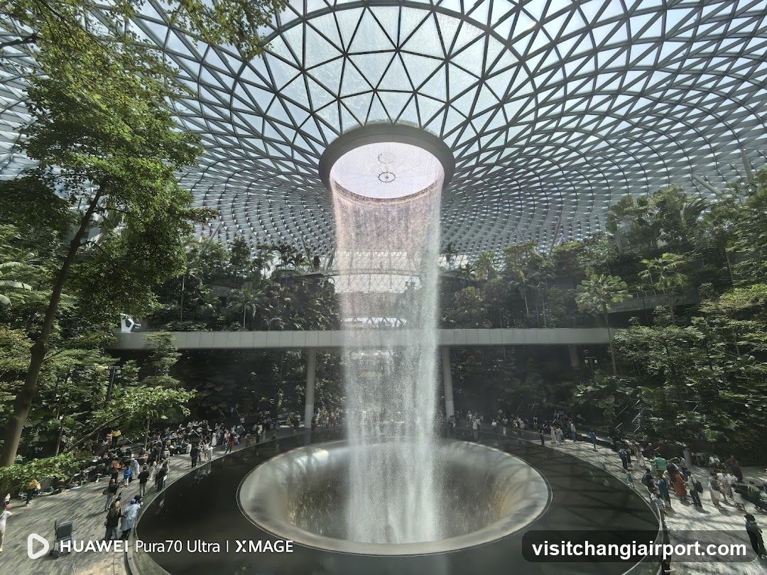 The Jewel Changi Airport Waterfall