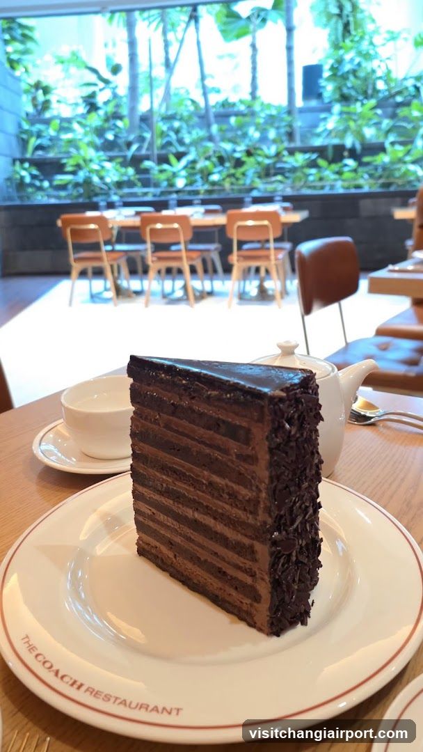 Chocolate Cake at The Coach Restaurant