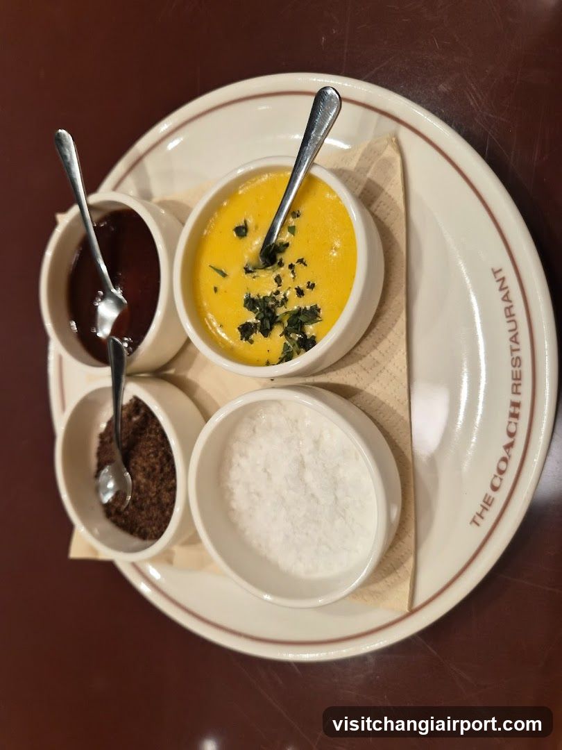 Soup and Condiments Platter