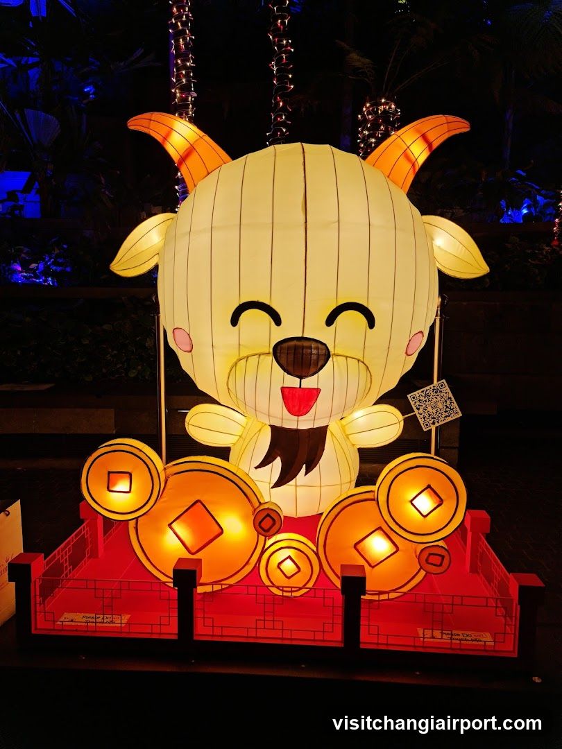Goat Lantern Display