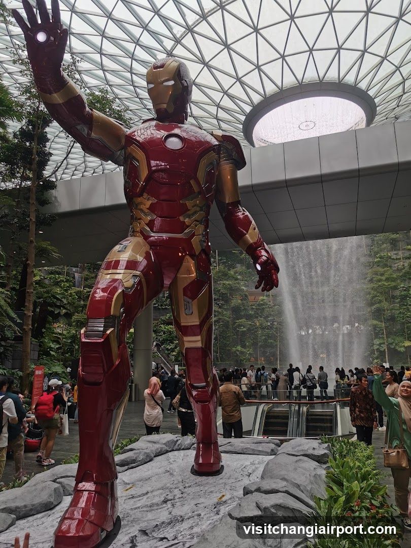 Iron Man Statue at Jewel Changi Airport