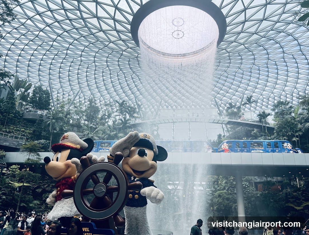 Mickey and Minnie at Jewel Changi