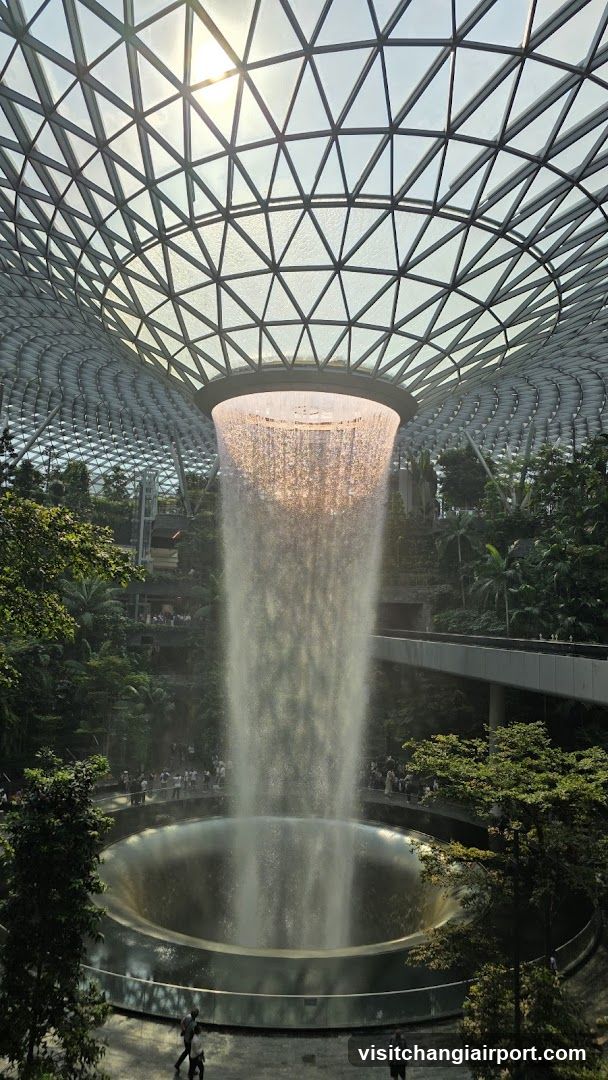 The Cloud Forest at Jewel Changi Airport