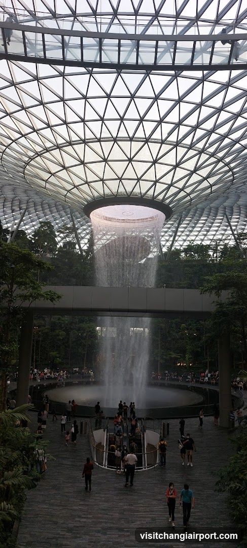 The Cloud Forest at Jewel Changi Airport