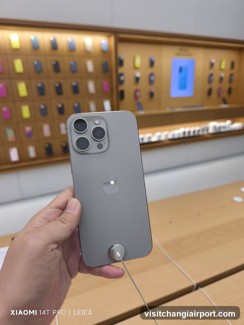 Apple Store Interior with iPhone Display