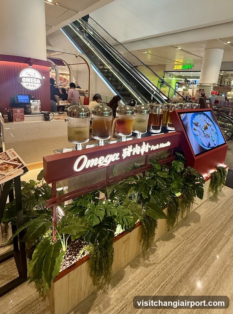 Omega Tea Bar Display