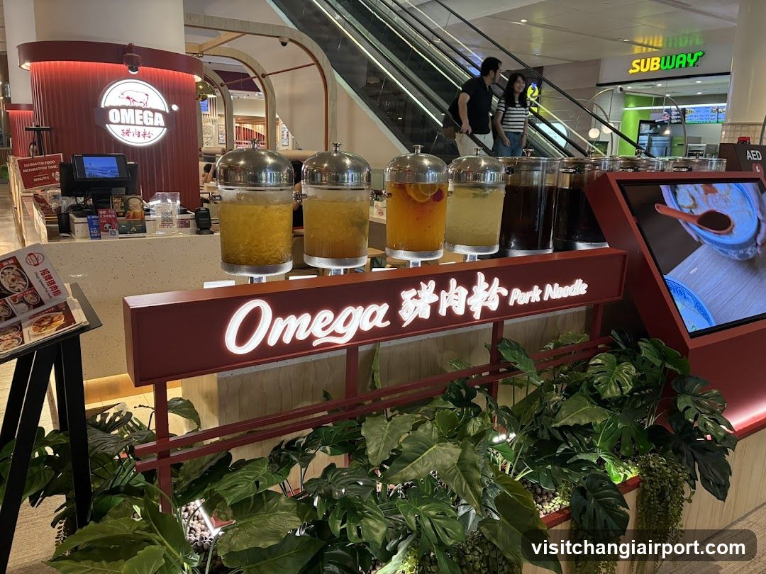 Omega Pork Noodle Display