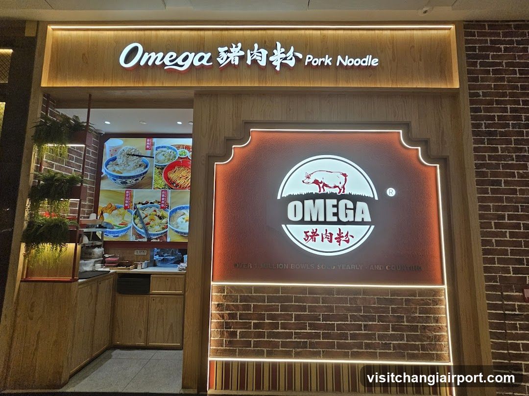 OMEGA Pork Noodle 猪肉粉 | Jewel Changi Airport