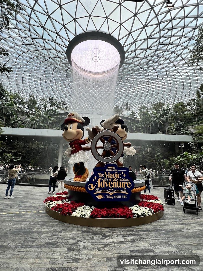 Disney Cruise Line Display at Jewel Changi