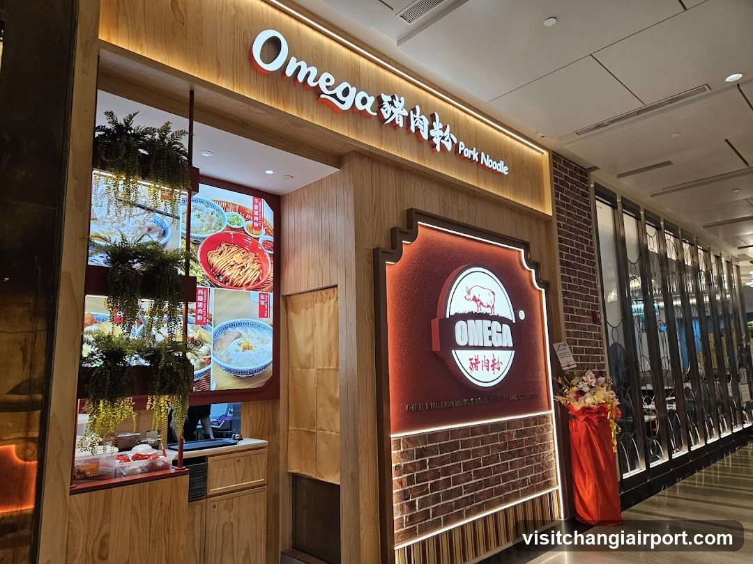 OMEGA Pork Noodle 猪肉粉 | Jewel Changi Airport