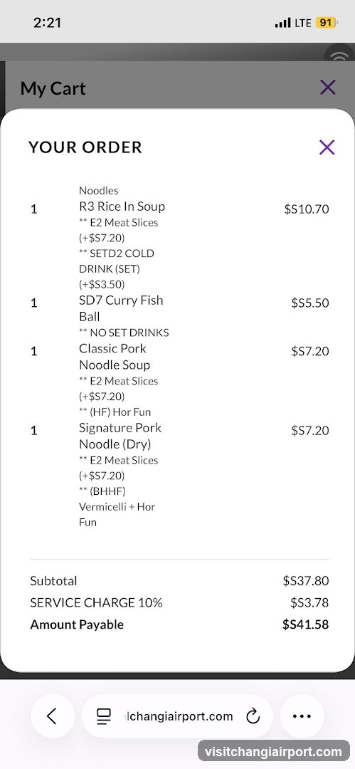 My Cart - Order Summary