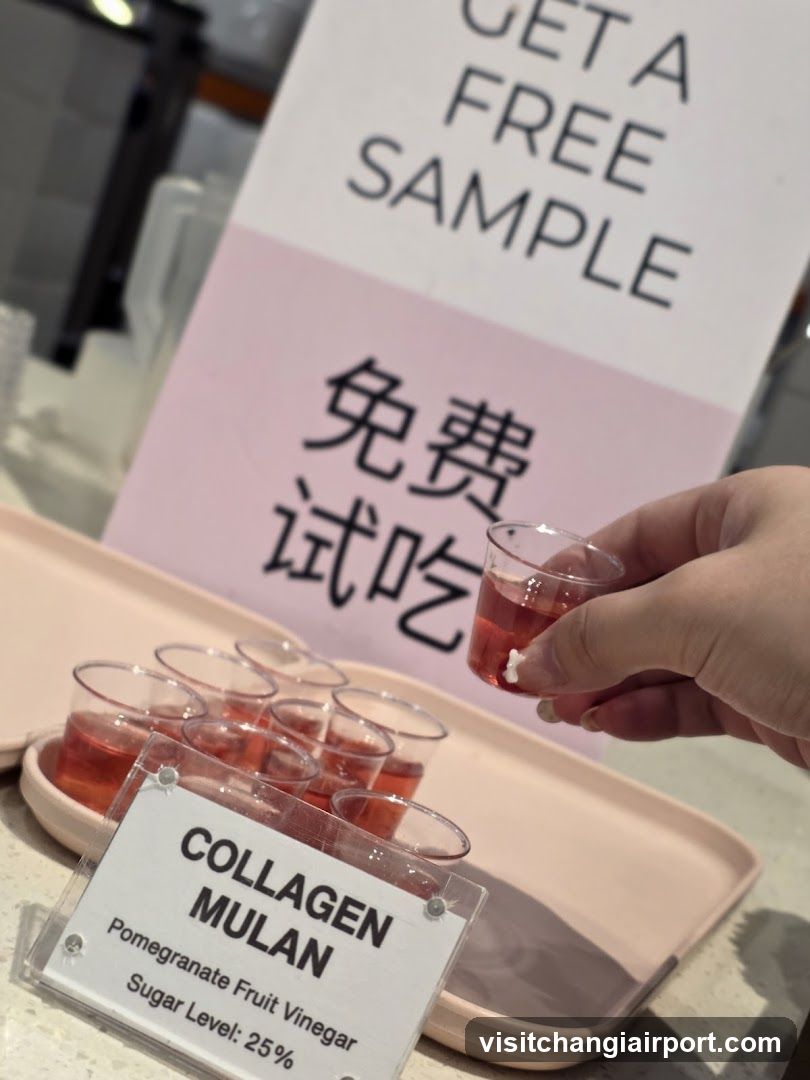 Collagen Mulan Sample Tasting