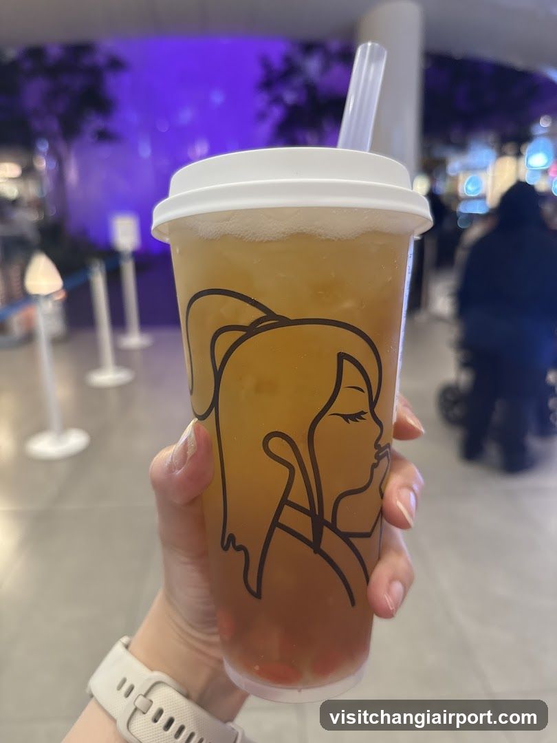 Boba Tea Cup with Character Design