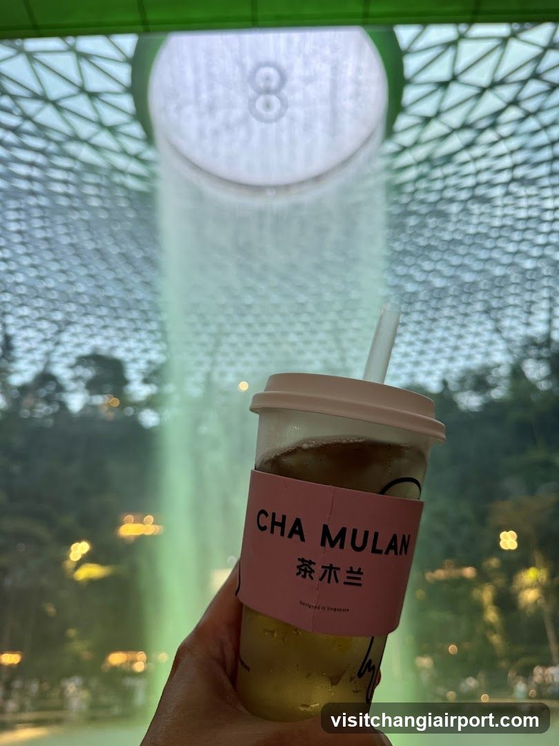 Cha Mulan Drink in Singapore Garden