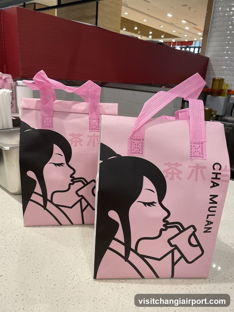 Cha Mulan Takeout Bags