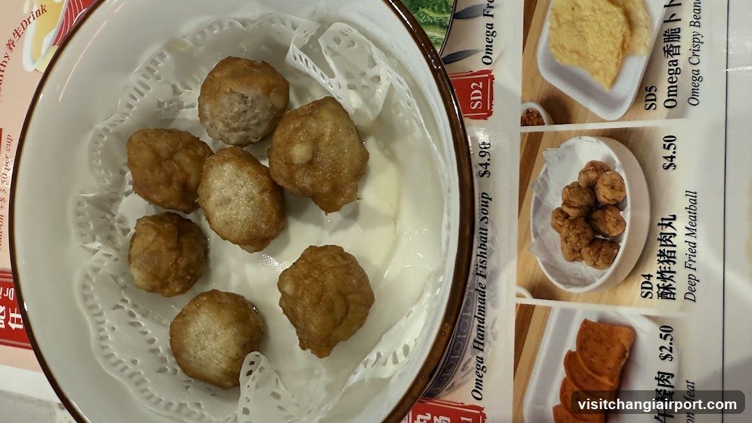 Fried Meatballs with Soup