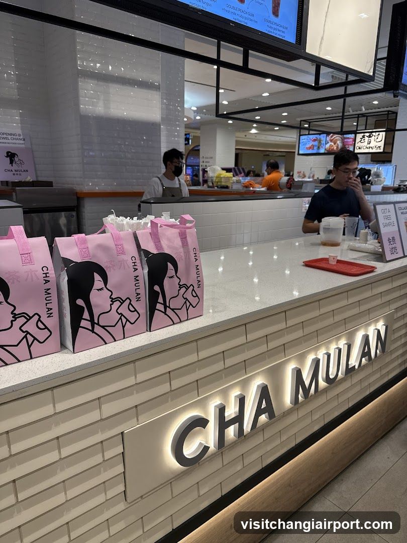 Cha Mulan Counter Interior
