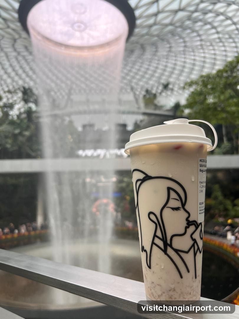 Boba Tea Cup at Gardens by the Bay