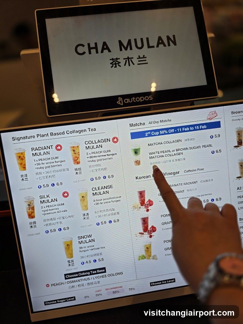 Cha Mulan Menu Board