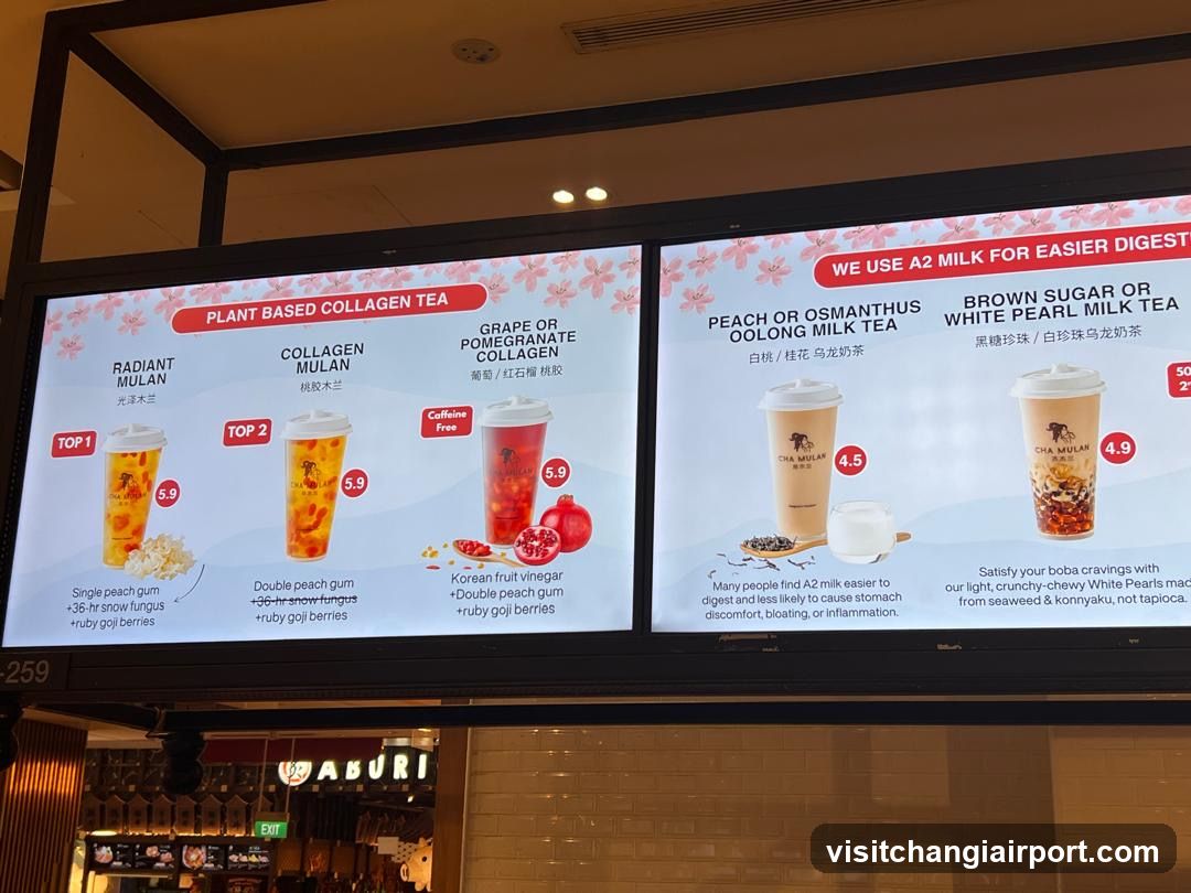 Collagen Tea Menu Board
