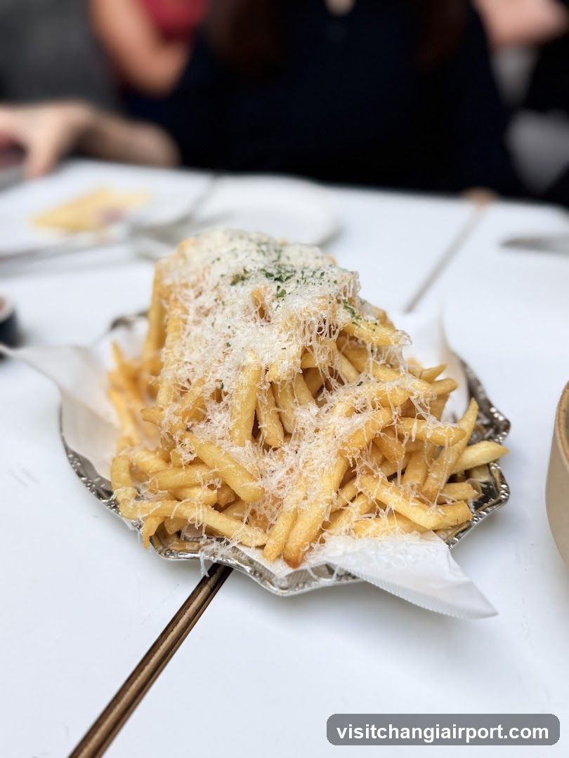 Cheese Fries with Parsley
