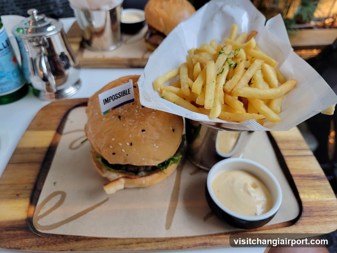 Burger and Fries Meal