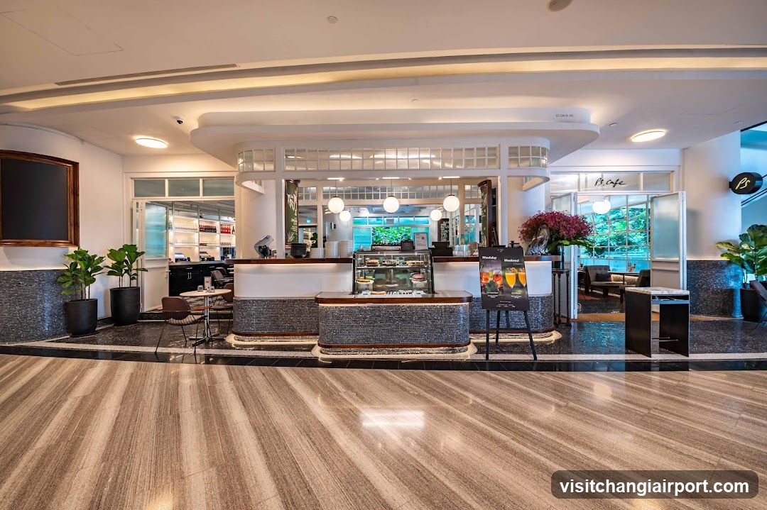 Interior of a modern cafe or restaurant