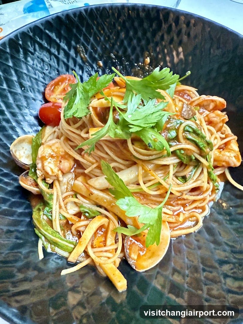 Seafood Pasta with Clams and Shrimp