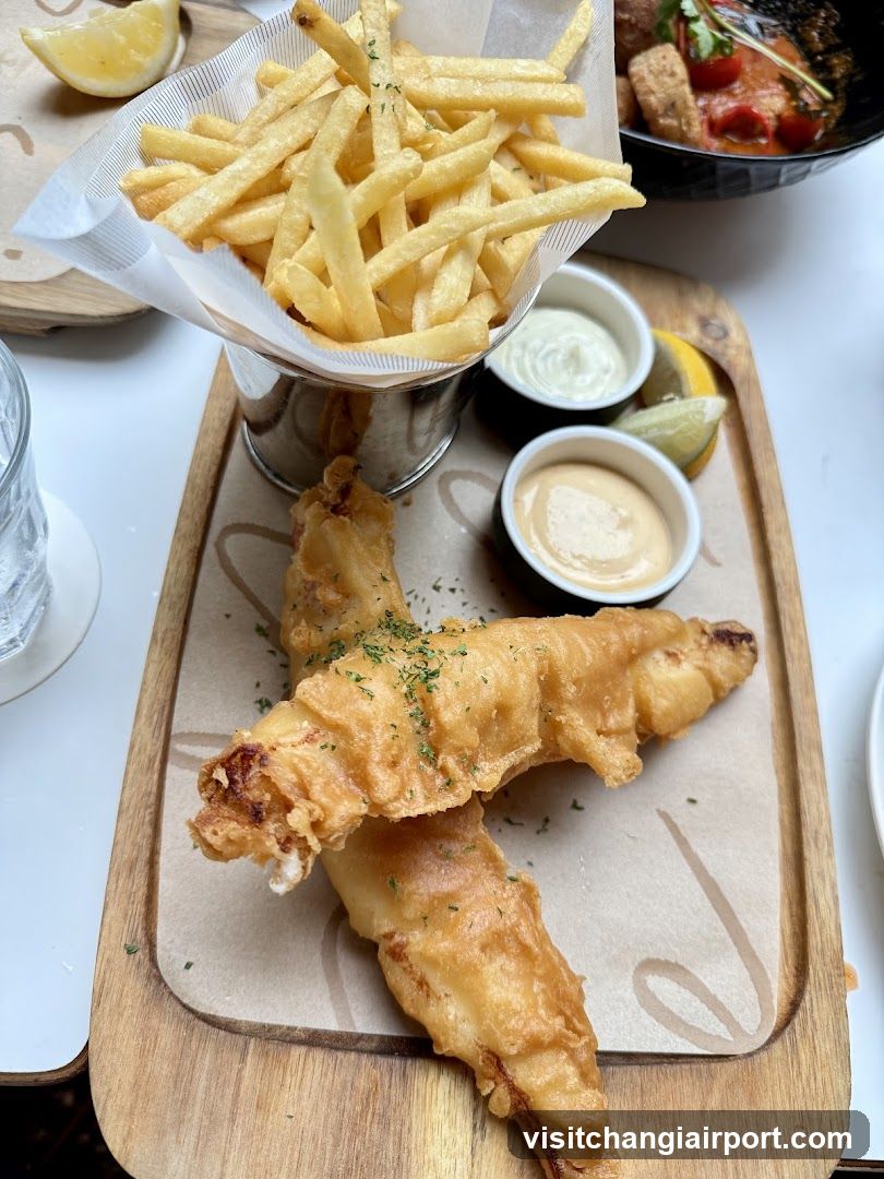 Fish and Chips with Fries