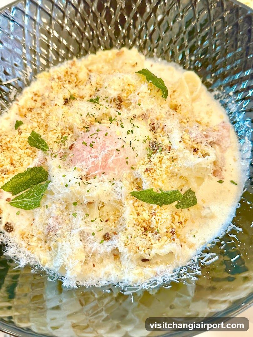 Creamy Pasta Dish with Broccoli and Cheese Topping