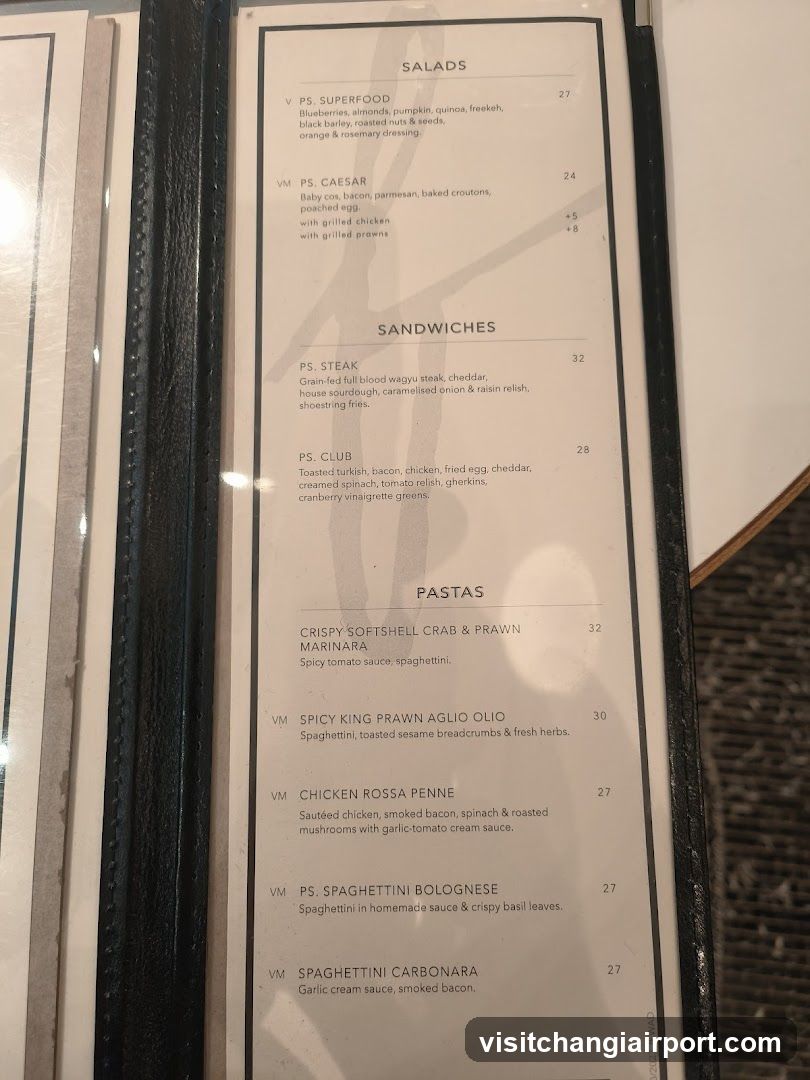 Restaurant Menu Page